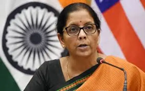 Finance Minister Nirmala Sitharaman presenting Union Budget 2024 with a focus on new tax structures and economic growth strategies.